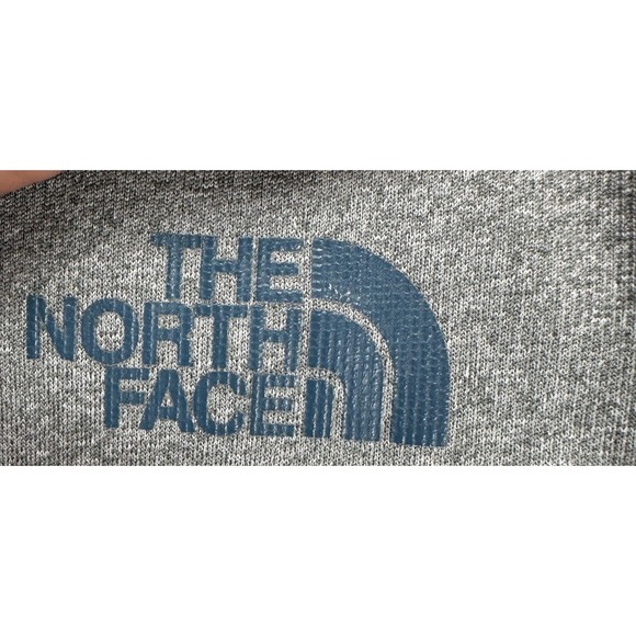 The North Face Mens Pullover Sweater Medium Gray Half Zip Fleece Line Sweatshirt - Picture 5 of 11